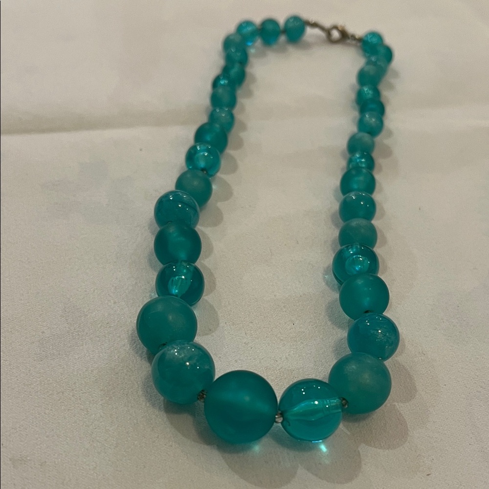 Blue Beaded Necklace